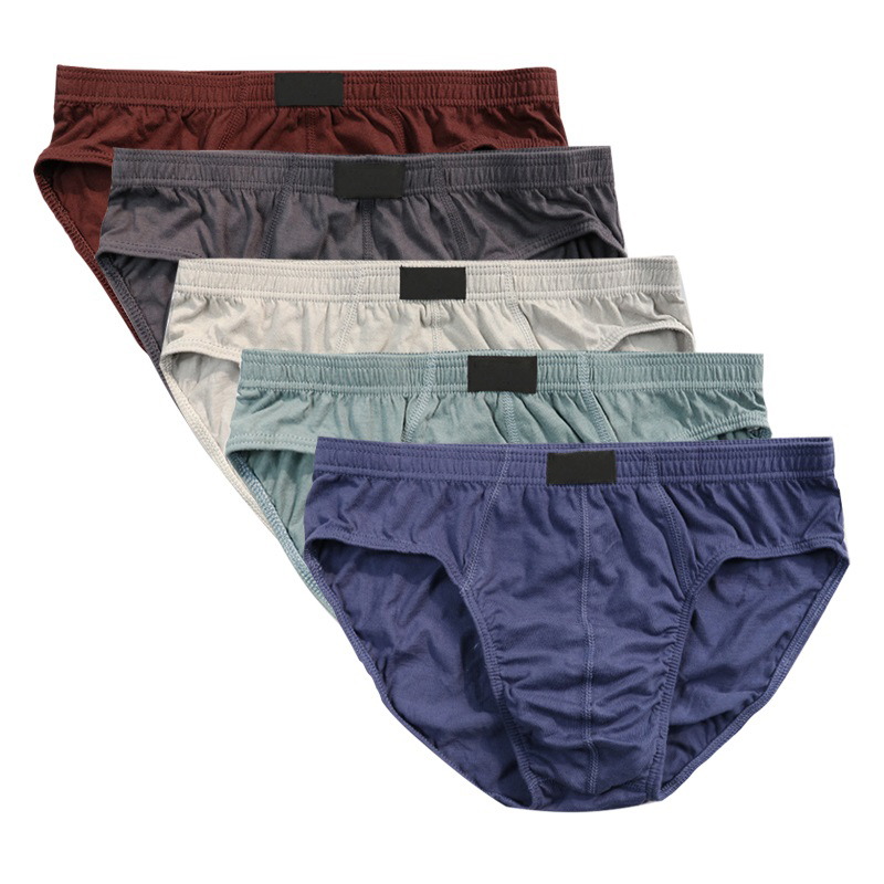 Multi Pack Underwear - 4 Pcs/Lot 100% Cotton Mens Briefs