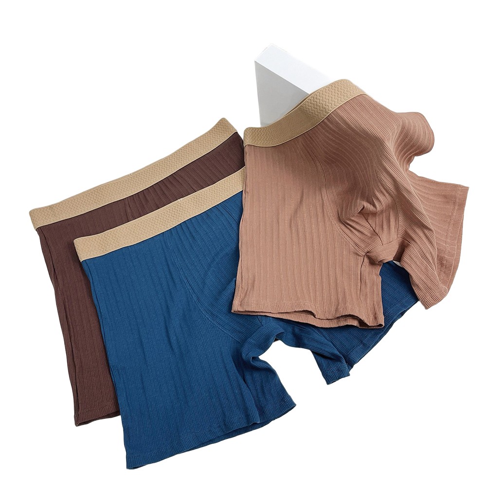 Long Leg Trunk Men - Skin-friendly Soft Men Striped Long Leg