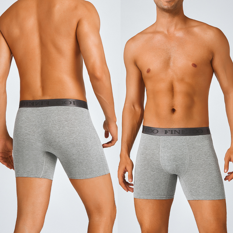 2pcs Cotton Long Boxers For Me - Boxer Brief Pack Cotton ulasan dan harga