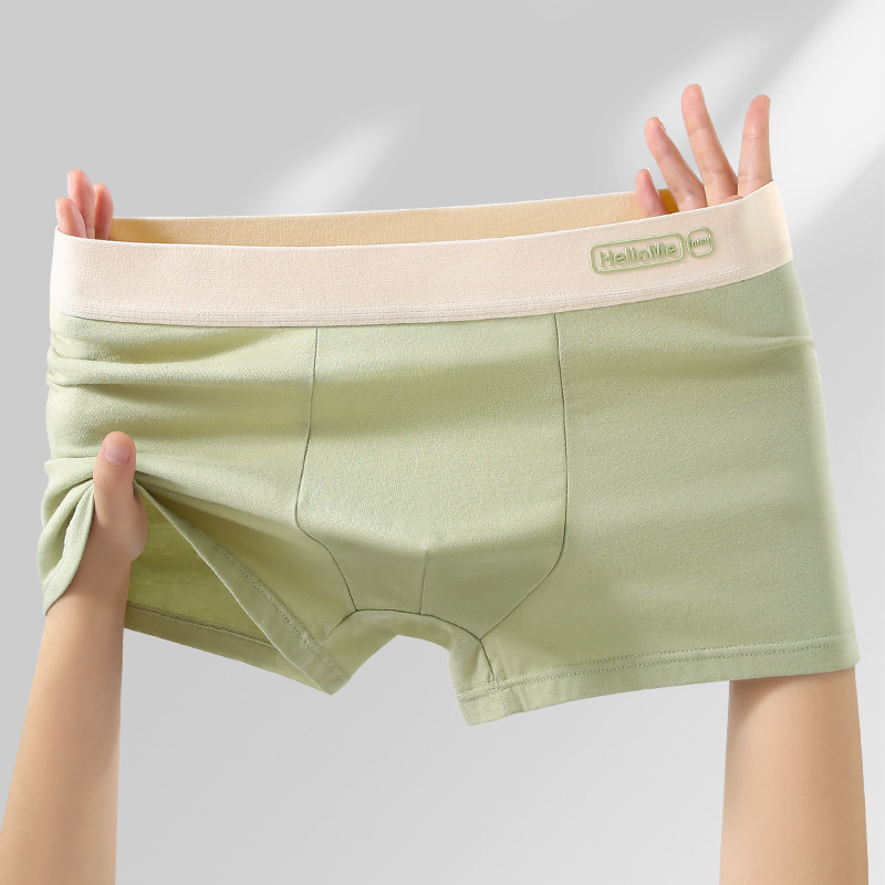 L-4XL Breathable Cotton Men Bo - Boxer Brief Pack Cotton ulasan dan harga