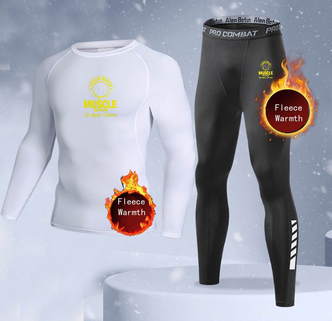 New 2-pieces Winter Warm Men U - Thermal Long John ulasan dan harga