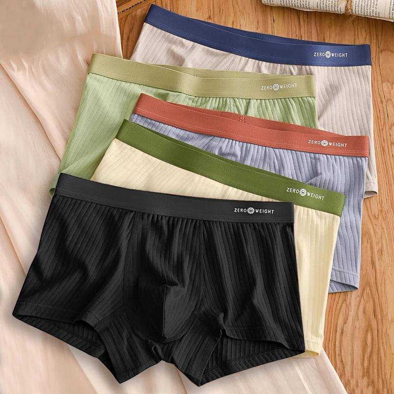 1Pcs Underwear Men's Boxer Sho - Boxer Brief Pack Cotton ulasan dan harga